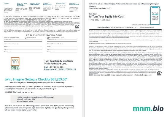Rumunia Intesa Sanpaolo Bank wyciąg z kredytu hipotecznego w formatach Word i PDF 3-4